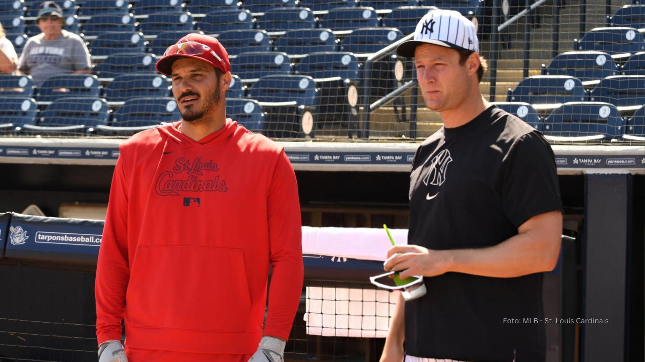 Nolan Arenado con St. Louis Cardinals y Gerrit Cole