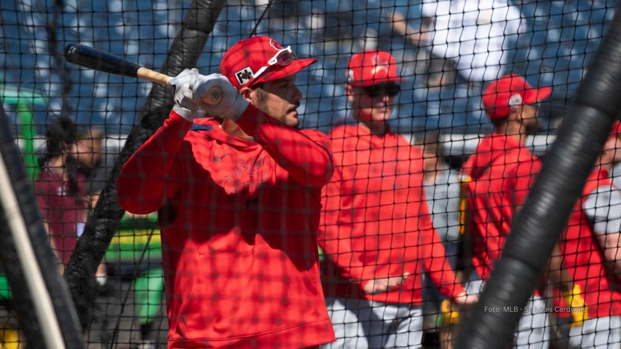 Nolan Arenado con St. Louis Cardinals en el Spring Training.