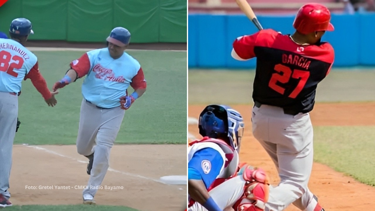 Frederich Cepeda con Ciego de Avila y Eduardo García con Santiago de Cuba