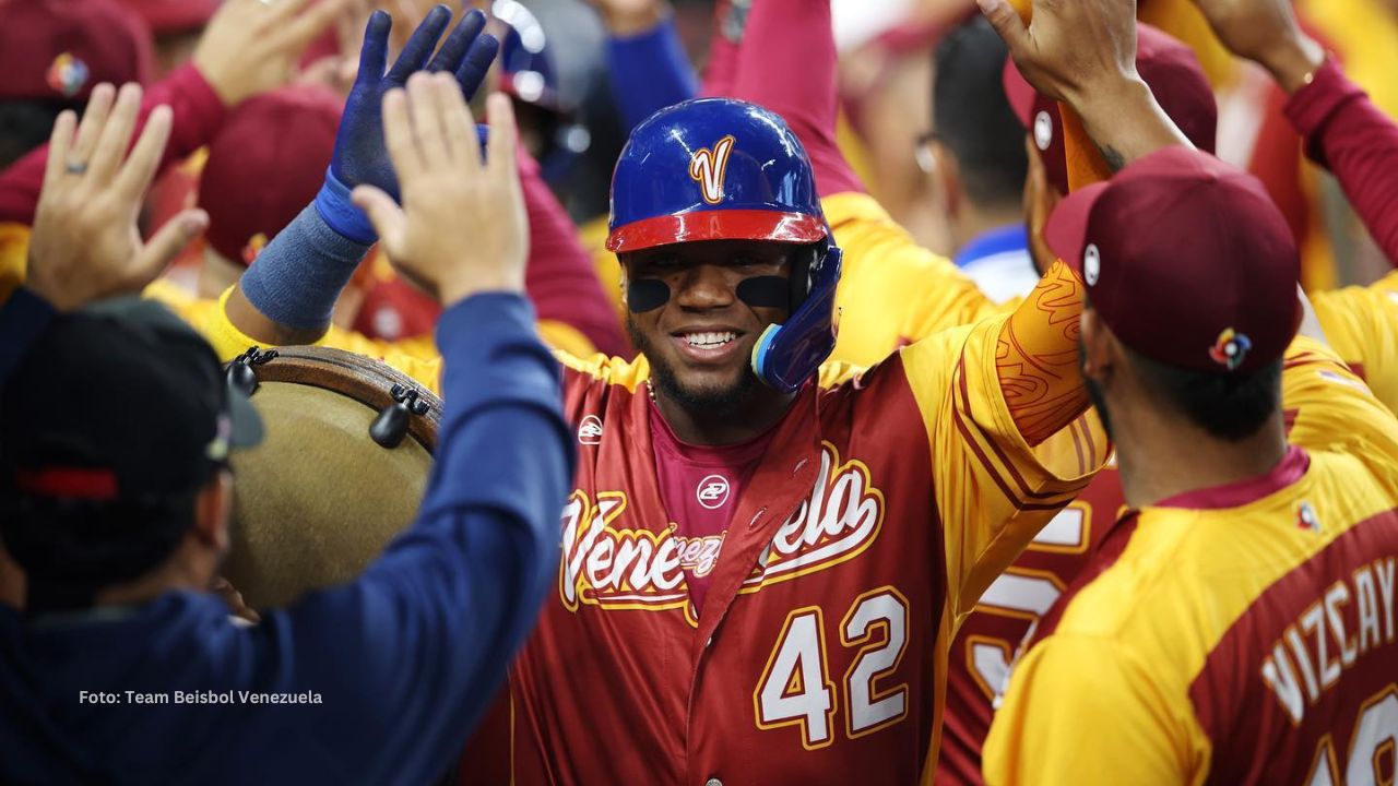 Ronald Acuña Jr. con la selección de Venezuela