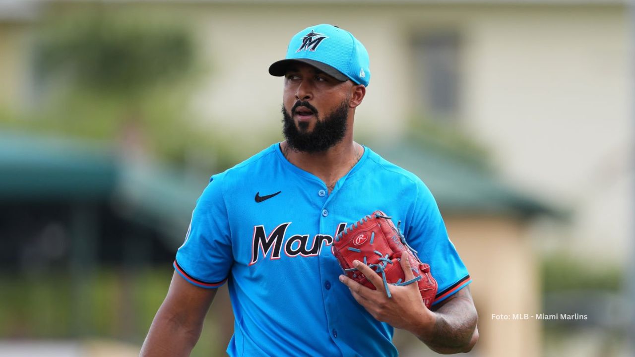 Sandy Alcántara con Miami Marlins