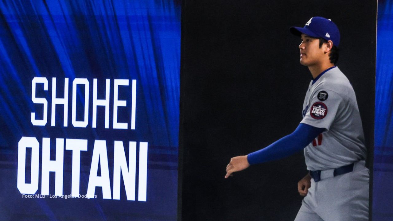 Shohei Ohtani fue la figura ofensiva de Los Angeles Dodgers en el primer juego de la Tokyo Series.