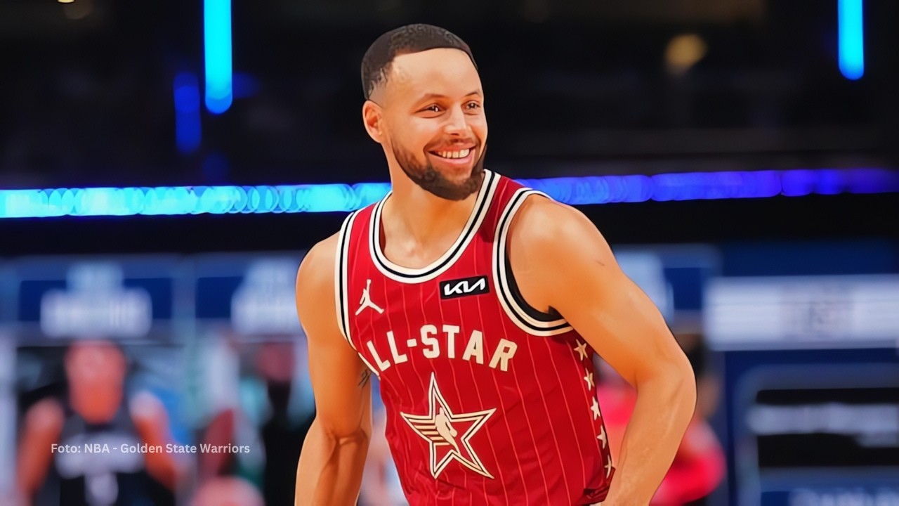 Stephen Curry en el Juego de Estrellas de NBA