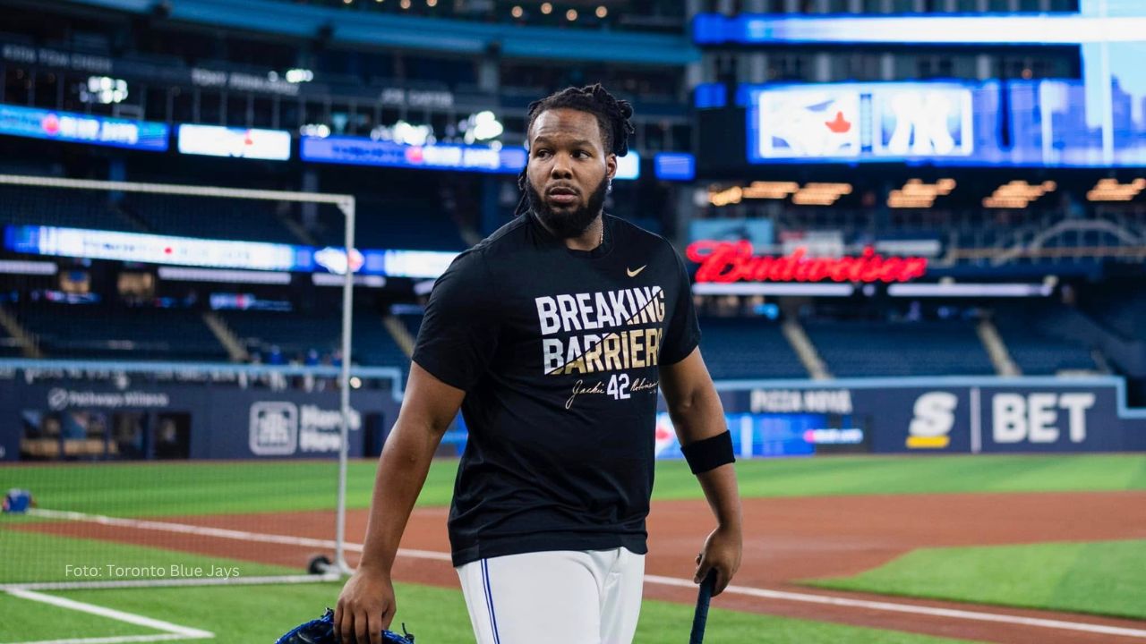 Vladimir Guerrero Jr. entrenando con Toronto Blue Jays