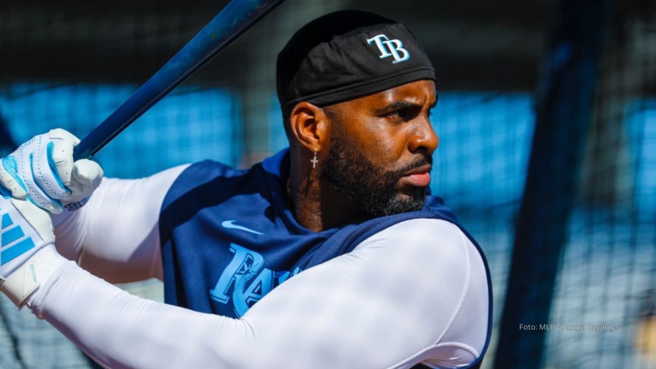 Yandy Díaz con Tampa Bay Rays en Spring Training