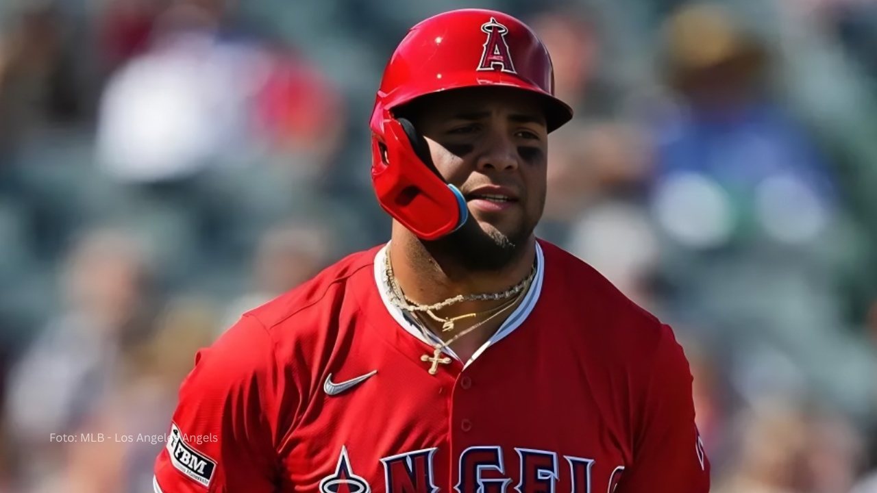 Yoan Moncada con Los Angeles Angels