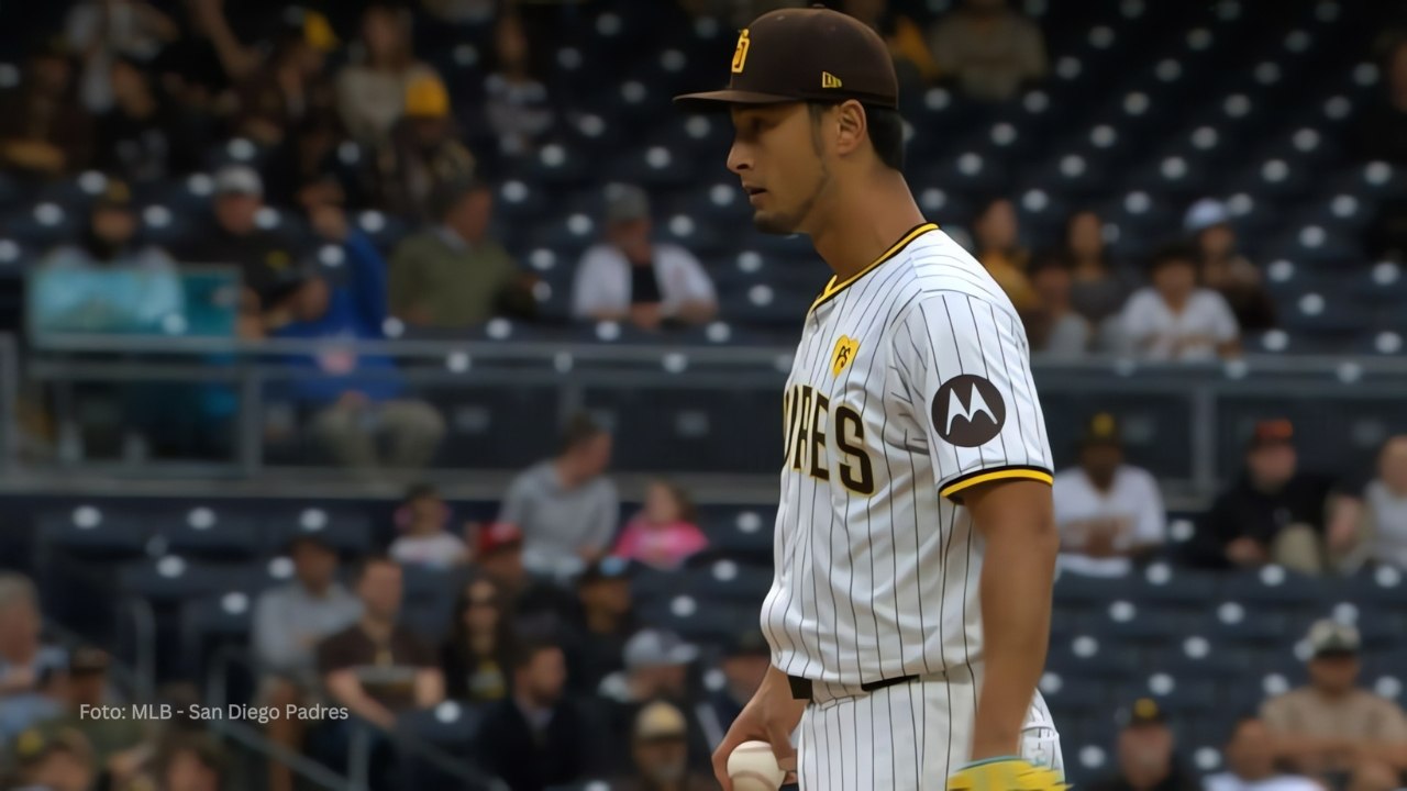 Yu Darvish en la lomita con San Diego Padres