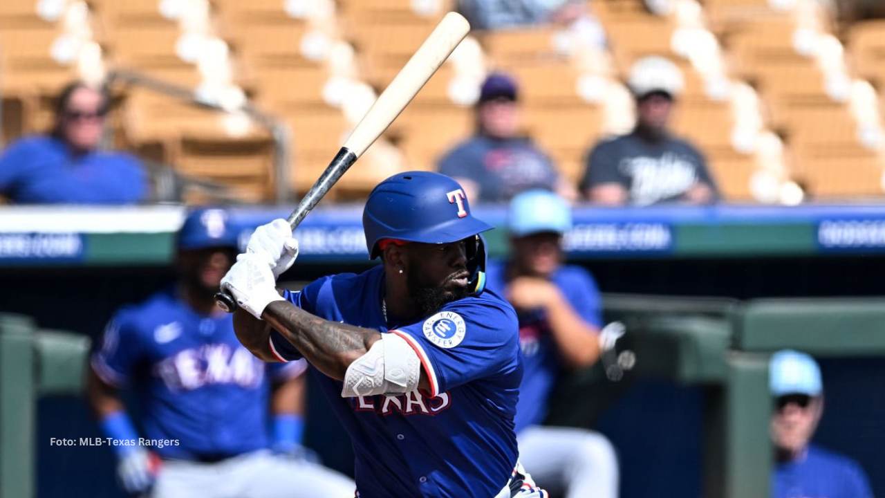 Adolis García con Texas Rangers