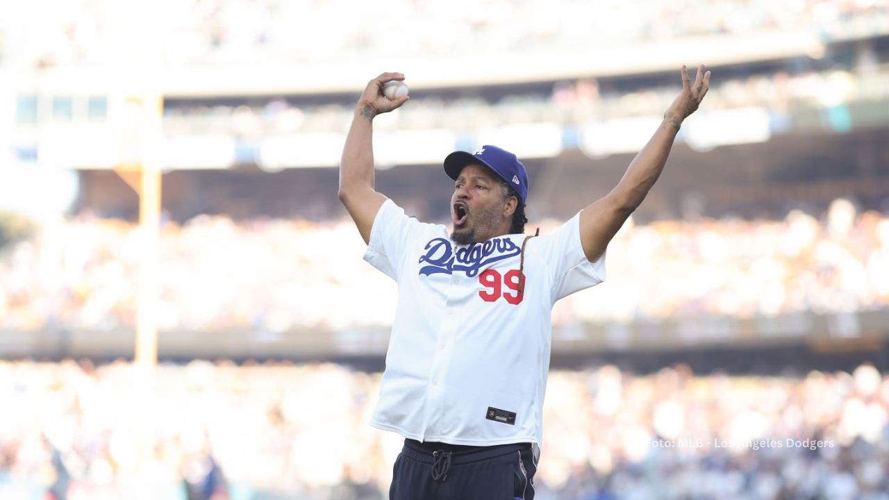 Manny Ramírez homenajeado por Los Angeles Dodgers