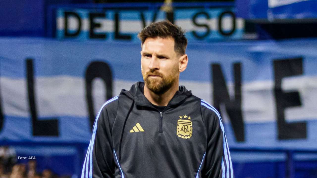 Lionel Messi con la selección de Argentina