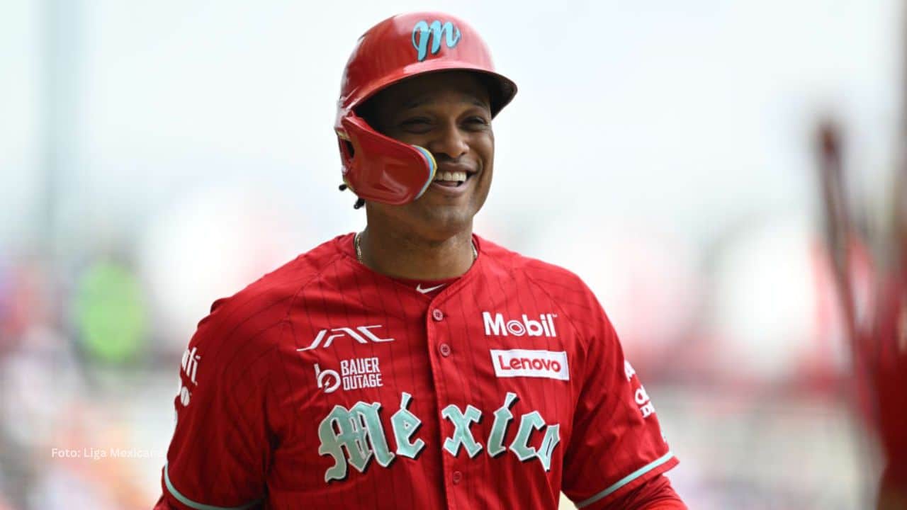 Robinson Canó registró 10 hits en sus primeros 20 turnos de la campaña 2025 con Diablos Rojos de Ciudad de México.