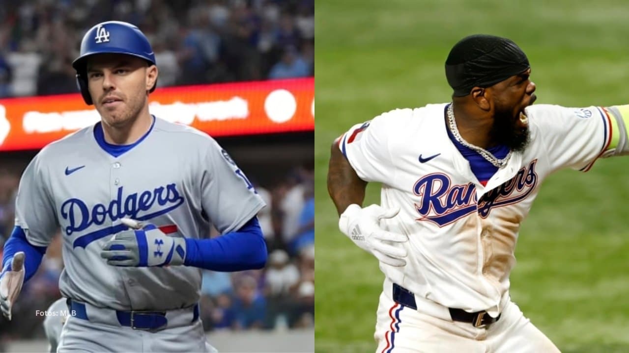 Freddie Freeman con Los Angeles Dodgers y Adolis Garcia con Texas Rangers