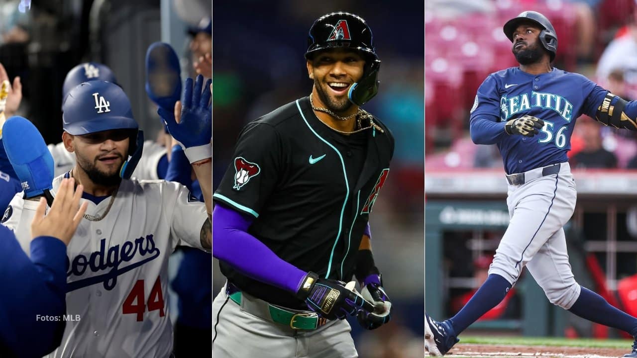 Andy Pages, Lourdes Gurriel y Randy Arozarena en MLB 2025