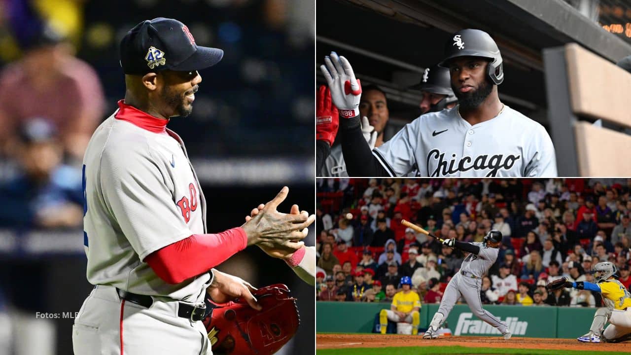Aroldis Chapman, Luis Robert Jr. y Edgar Quero