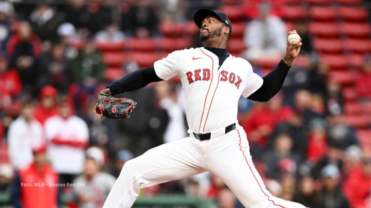 Aroldis Chapman suma ocho ponches en 5.2 entradas este año, mientras que sigue sin permitir carreras.