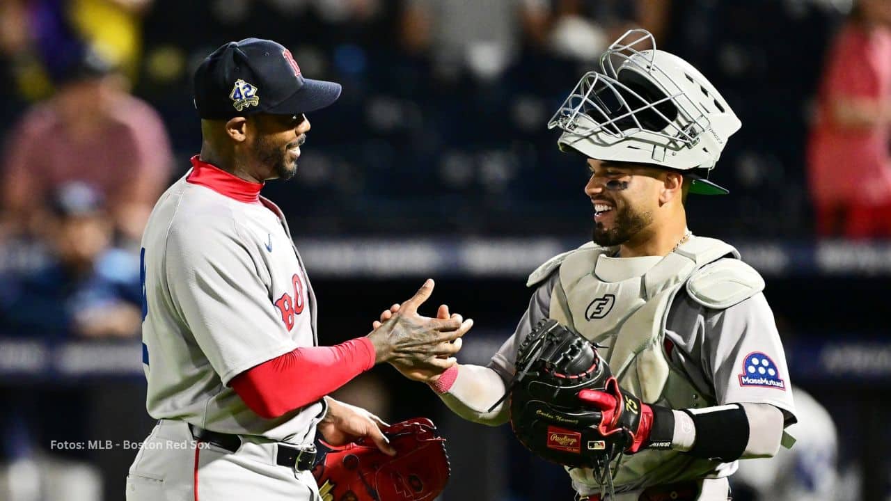 Celebración de Aroldis Chapman