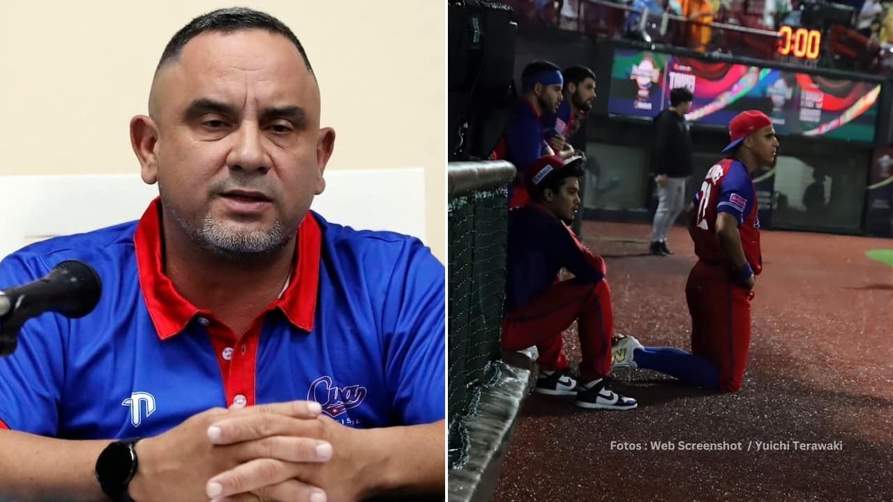 Juan Reinaldo Pérez Pardo y Equipo Cuba en Premier 12