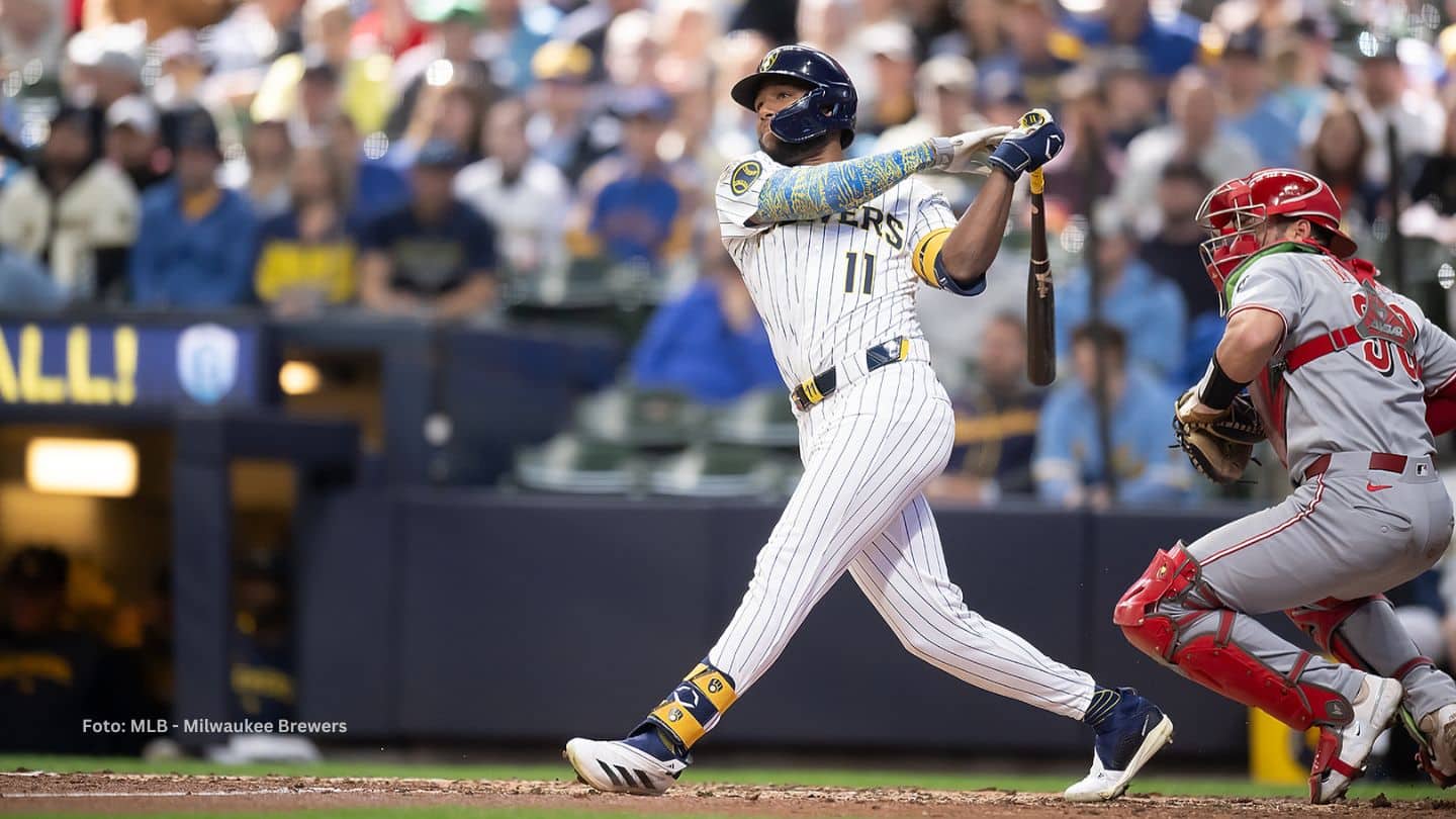 Jonrón de Jackson Chourio en MLB
