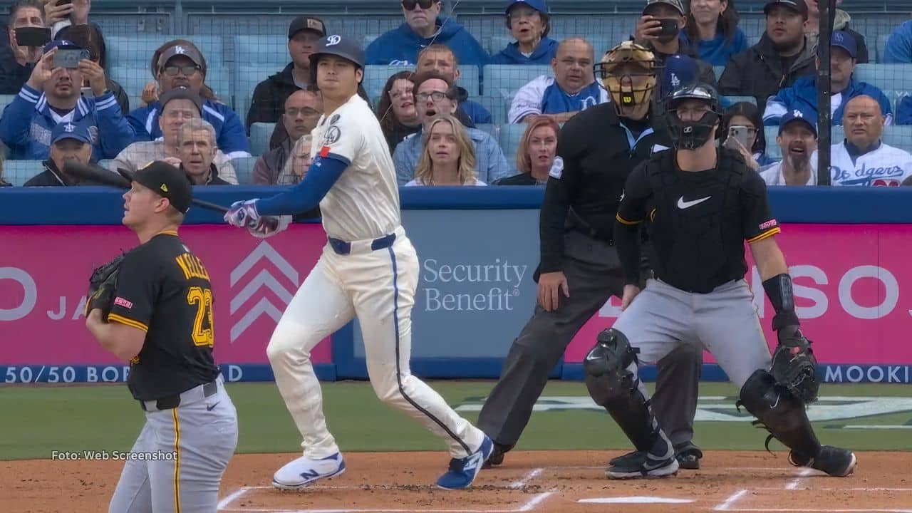 Juego de tres extrabases de Shohei Ohtani