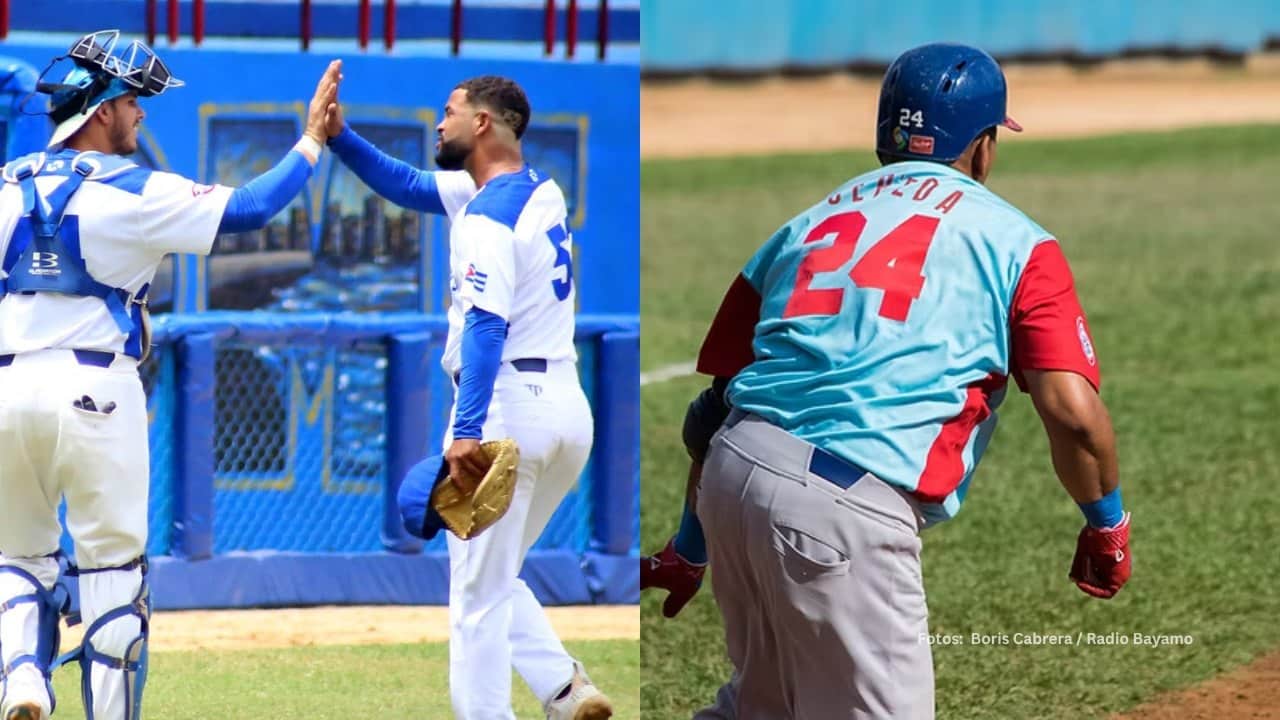 Jugadores de Industriales y Frederich Cepeda
