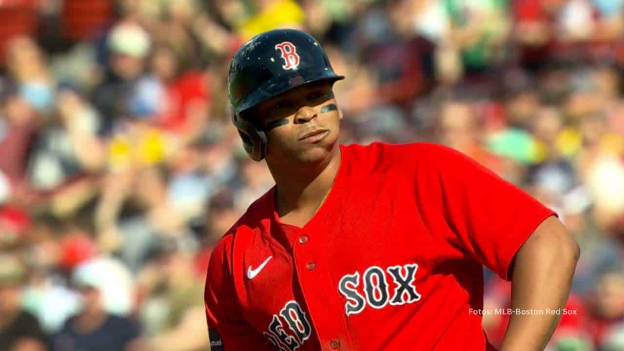 Rafael Devers con Red Sox
