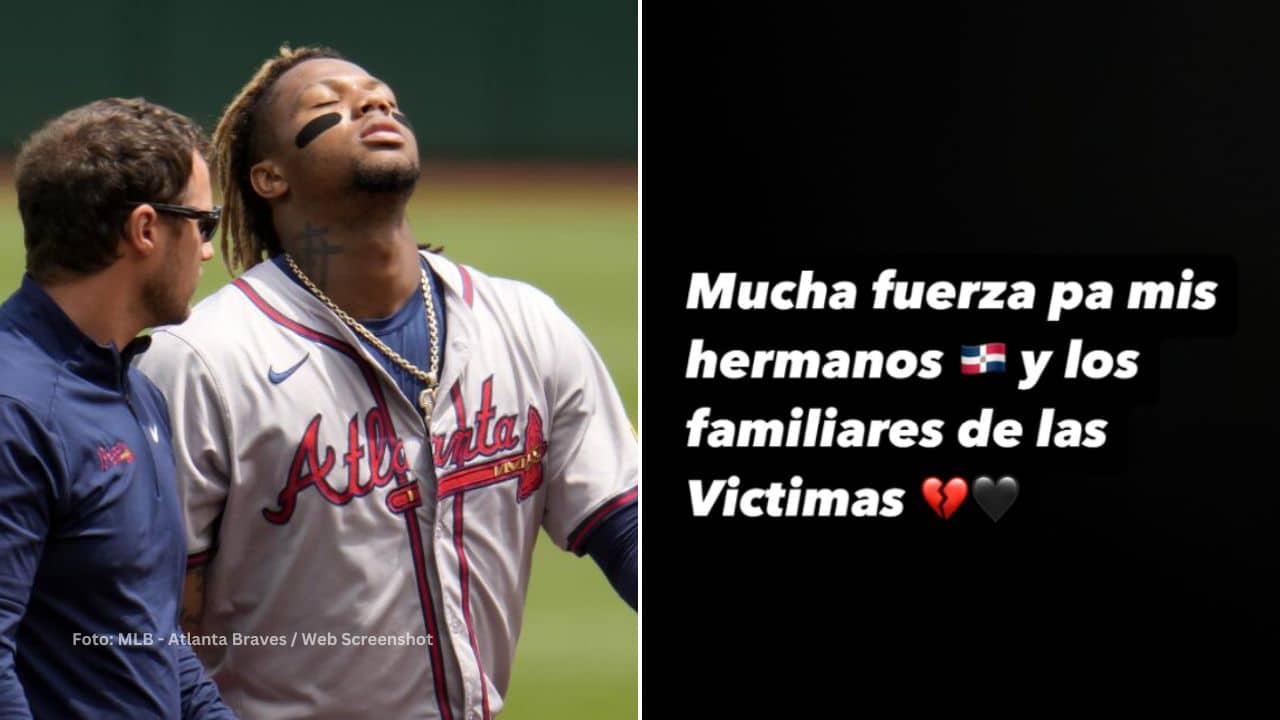 Ronald Acuña Jr. y otras personalidades MLB reaccionan a tragedia en Dominicana