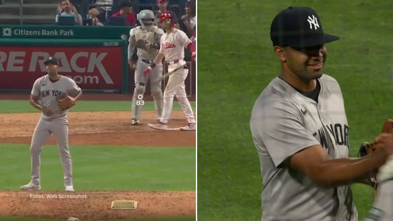 El venezolano Yoendrys Gómez trabajó en seis encuentros de la presente temporada con New York Yankees.