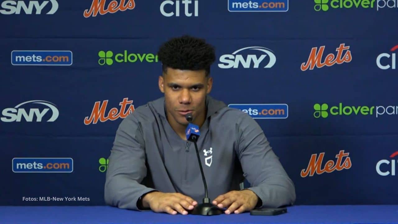 A 16 de abril de 2024, vistiendo la camiseta de Yankees, Juan Soto acumulaba una línea ofensiva imponente