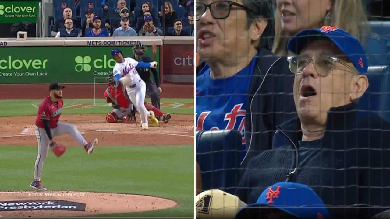 El palazo de Francisco Lindor tuvo un sorprendente desenlace, ya que el reconocido actor, Tom Hanks, estaba disfrutando del juego