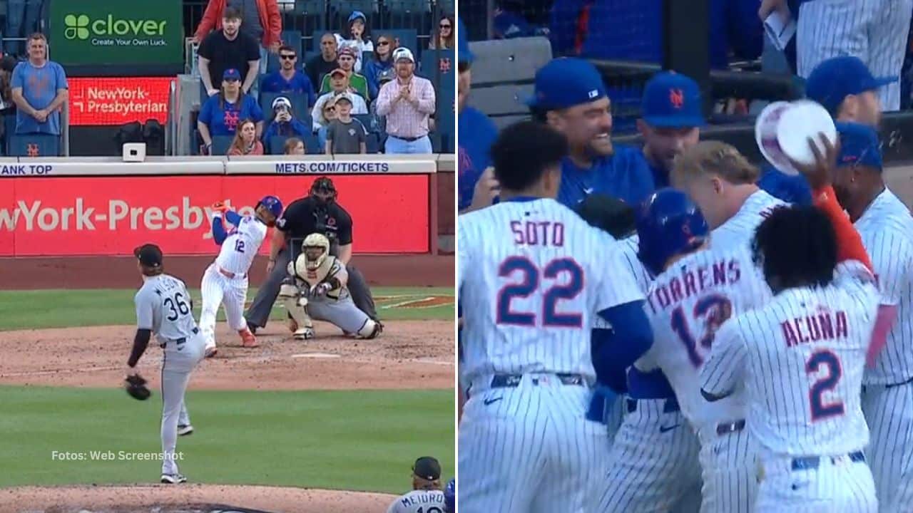 New York Mets pudo remontar en los últimos episodios del choque y se adjudicaron la primera victoria de la serie.