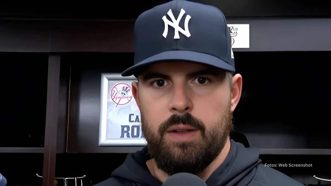 Carlos Rodón en una entrevista con New York Yankees. Cuba