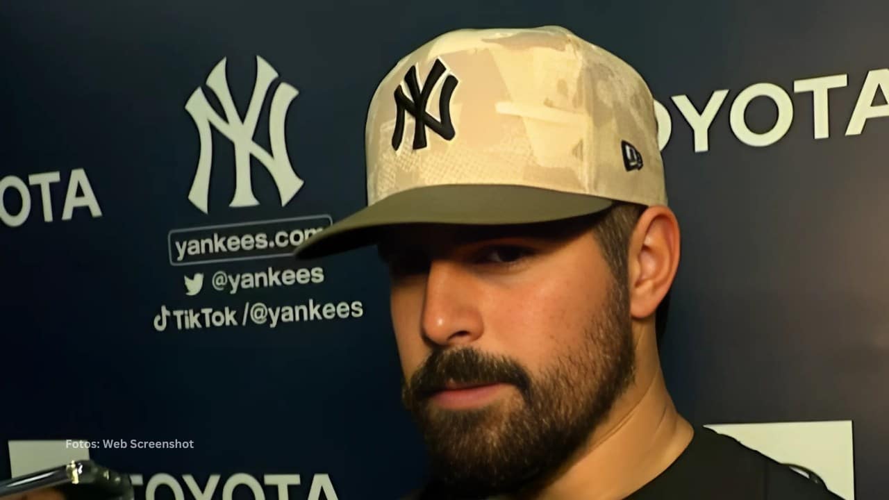 Carlos Rodón en una entrevista con New York Yankees