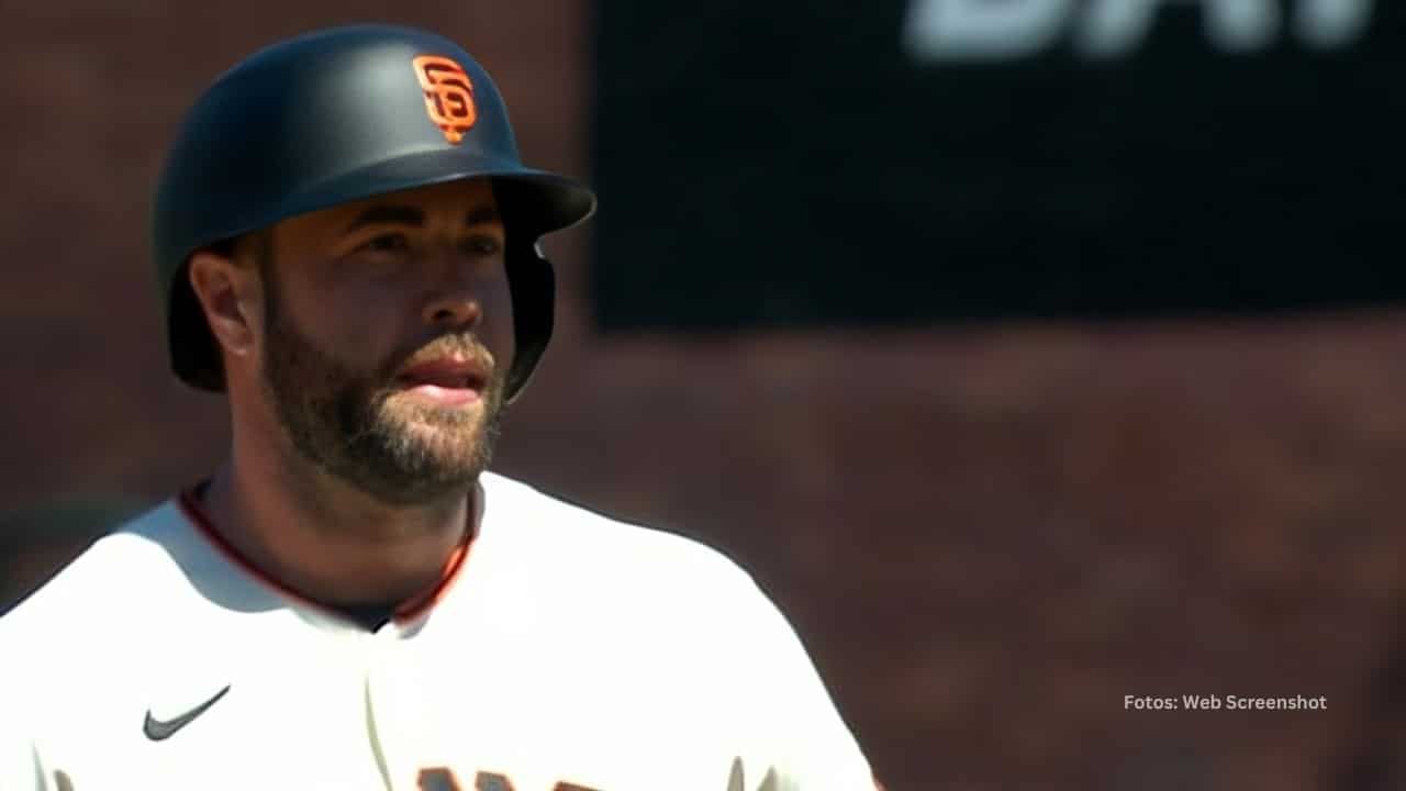 Darin Ruf con el conjunto de San Francisco Giants. Cincinnati Reds