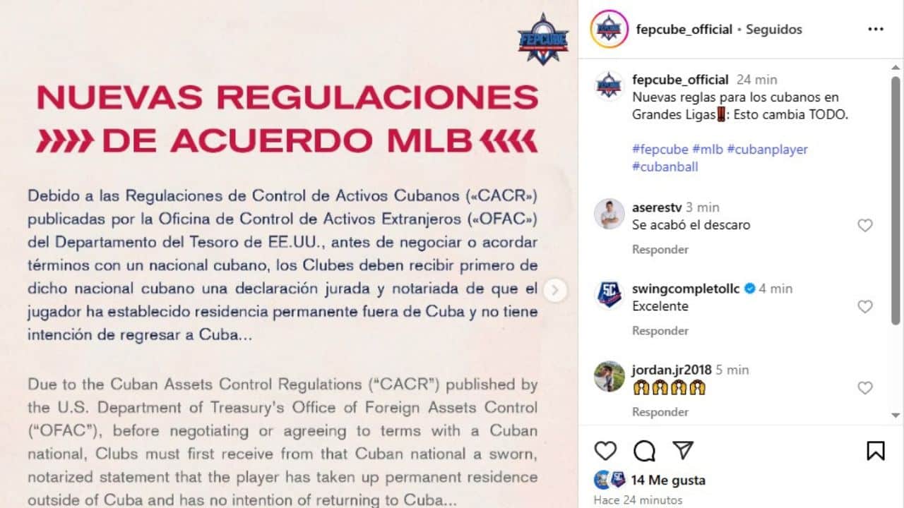 Estados Unidos pone punto final al regreso de grandesligas a Cuba