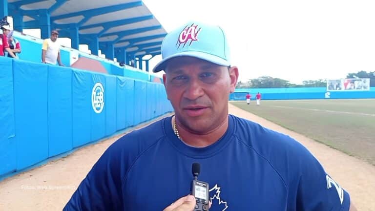 Frederich Cepeda en una entrevista con Ciego de Avila