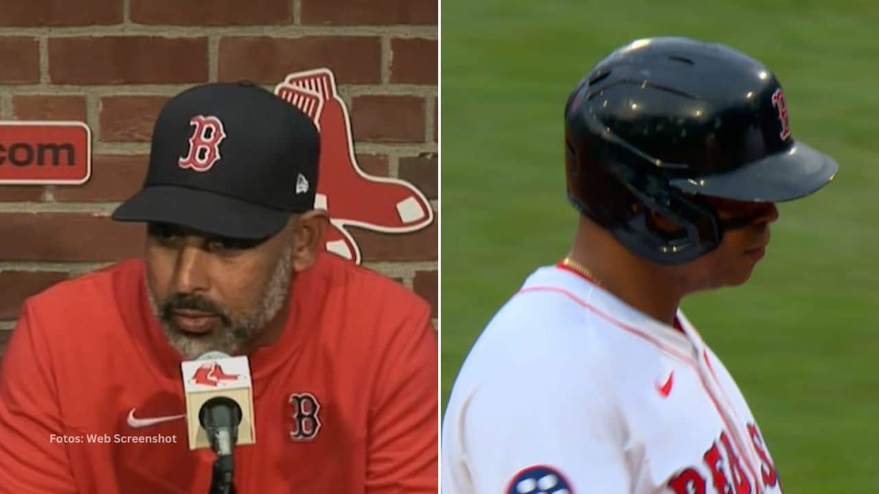 Alex Cora cerró la posibilidad de ver a Rafael Devers en la tercera base, mientras que nombró a un posible nuevo inicialista.
