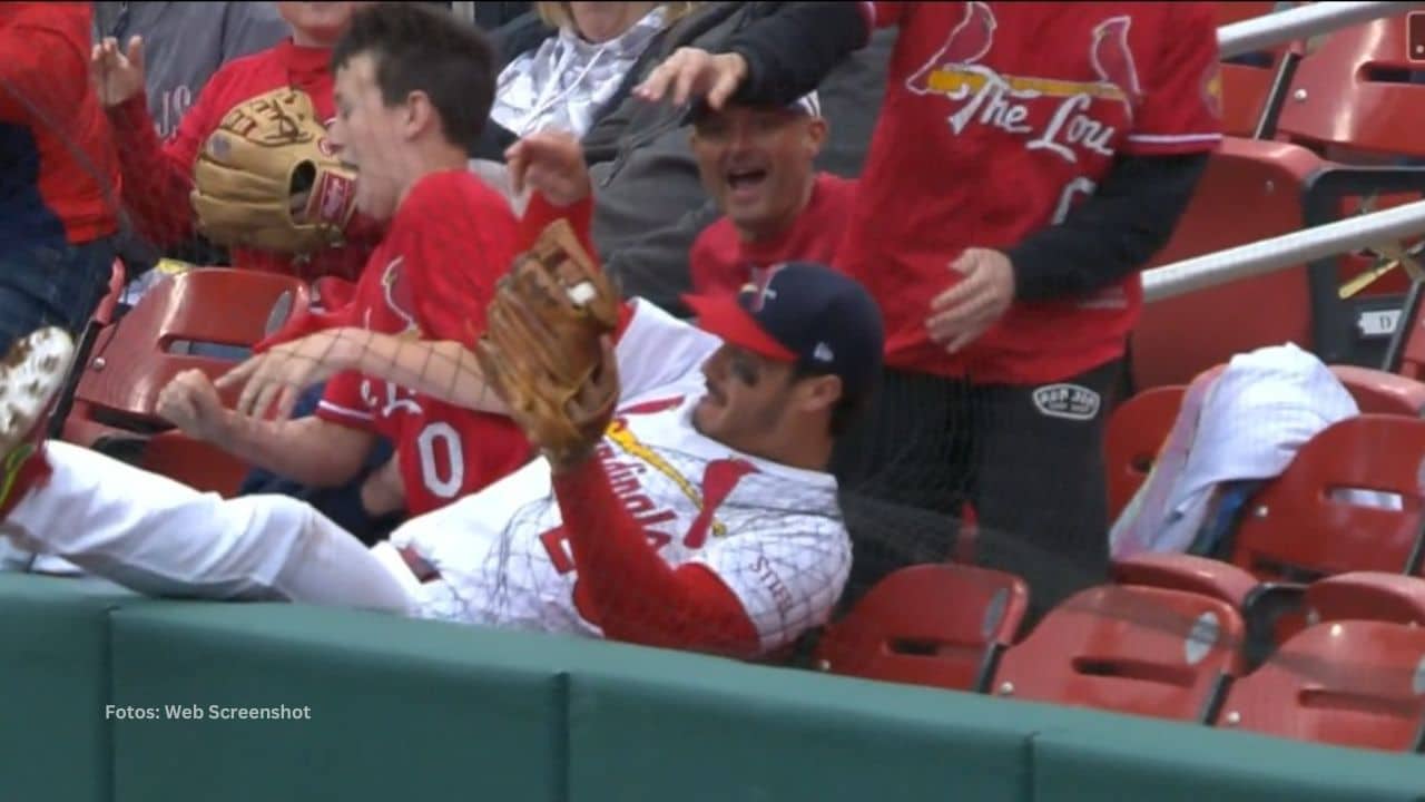 Nolan Arenado volvió a ser protagonista este domingo 25 de mayo en el Busch Stadium.