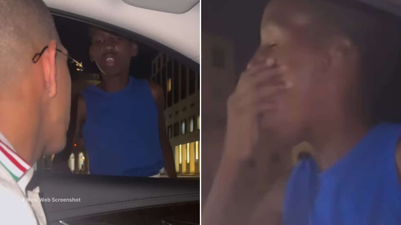 Jonathan Montalvo, sacó a la luz la acción del boxeador cubano, cuando recorrió el lugar en su automóvil y se percató de la situación.