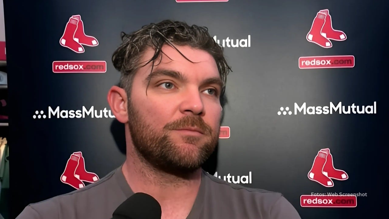 Liam Hendricks en una entrevista con Boston Red Sox
