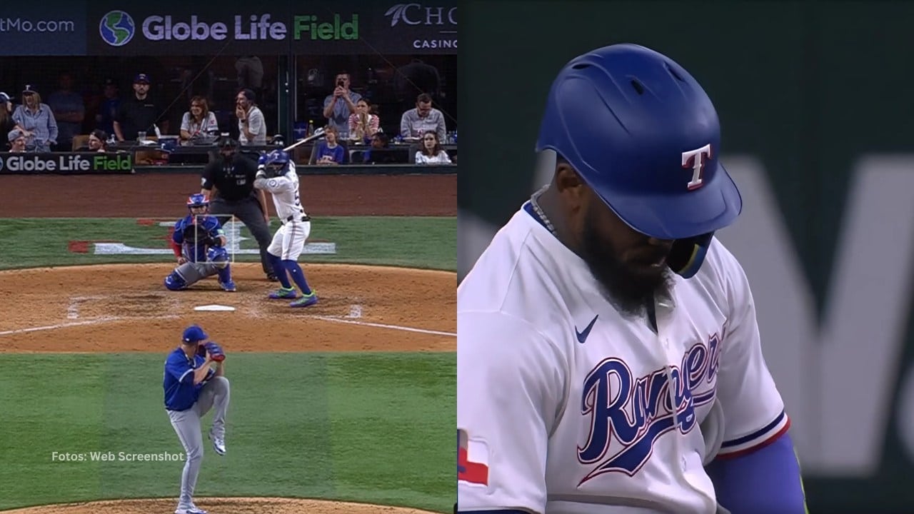 Yariel Rodriguez Lanzando ante Adolis Garcia en un duelo cubano MLB