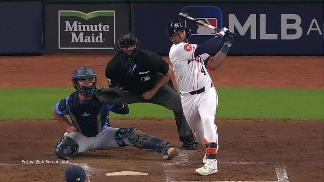 Pedro León participó en siete compromisos de la temporada 2024 con Houston Astros.