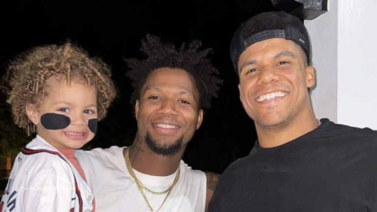 El venezolano y el dominicano Juan Soto se reunieron en la casa de Acuña durante la serie Mets-Braves.