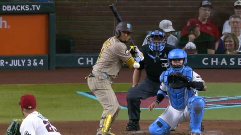 Luis Arráez llegó a 70 hits y 26 carreras remolcadas en la actual temporada MLB 2025.