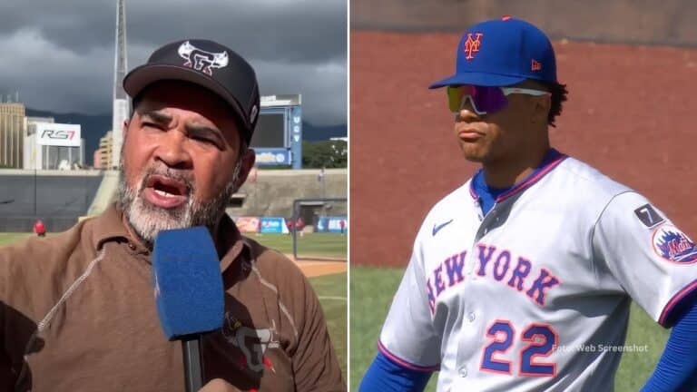 Ozzie Guillén y Juan Soto