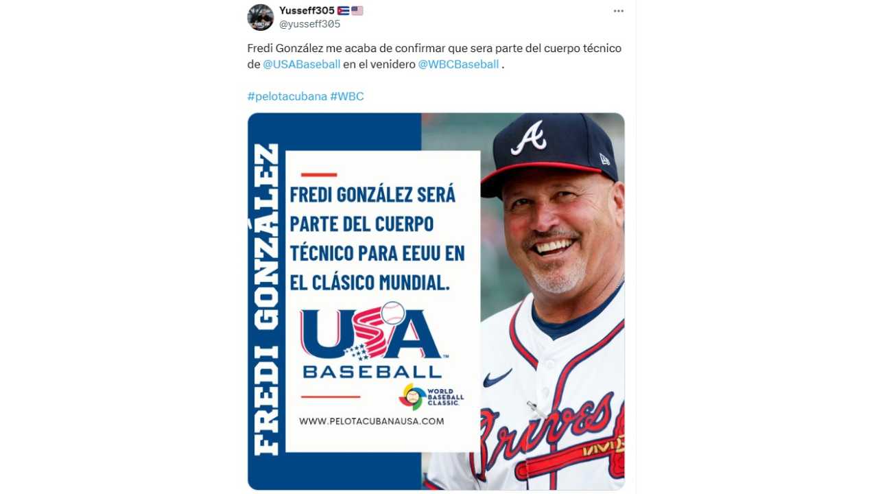 El dirigente cubano Fredi González regresó a Atlanta Braves en la temporada 2025.