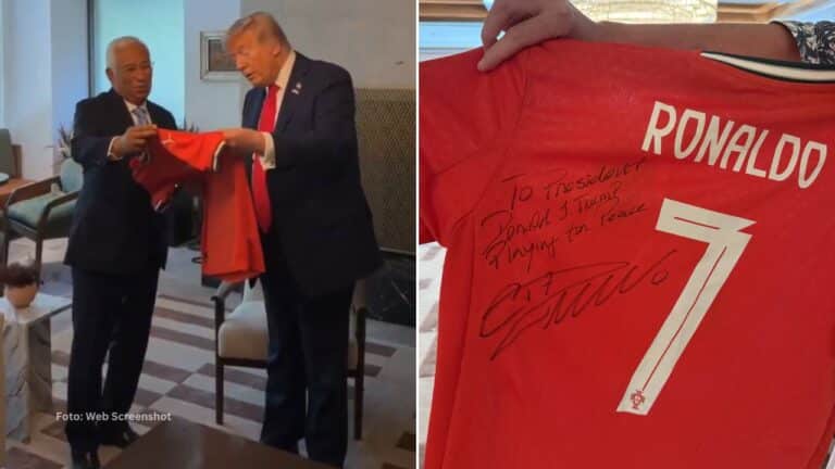 Fue el propio Cristiano Ronaldo quien decidió enviar el regalo con António Costa como intermediario.