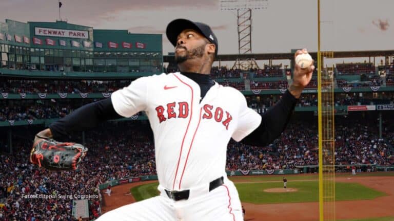 Aroldis Chapman. Pelotero cubano. Boston Red Sox