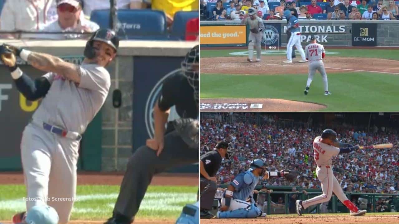 Boston Red Sox aseguaron serie de fin de semana tras dos palizas en Washington.