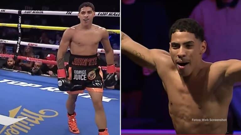 El boxeador cagüeño Juanmita López venció con contundencia a Malik Quiñones en su última pelea.