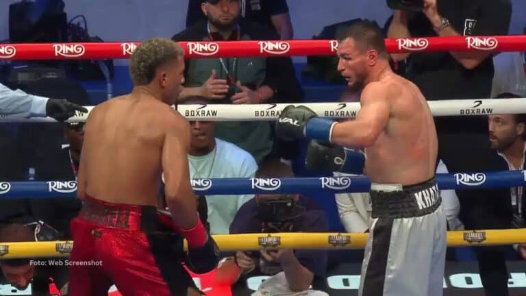 Boxeador cubano David Morrell vence a Imam Khataev en New York